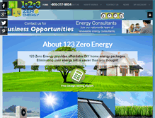 Tablet Screenshot of 123zeroenergy.com